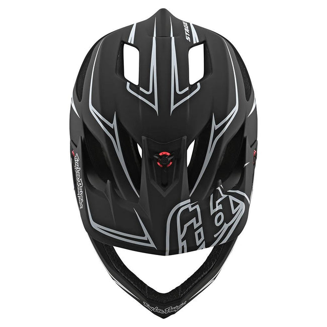 Troy Lee Designs Stage MIPS BMX Race Helmet-Pinstripe Black/White - 5