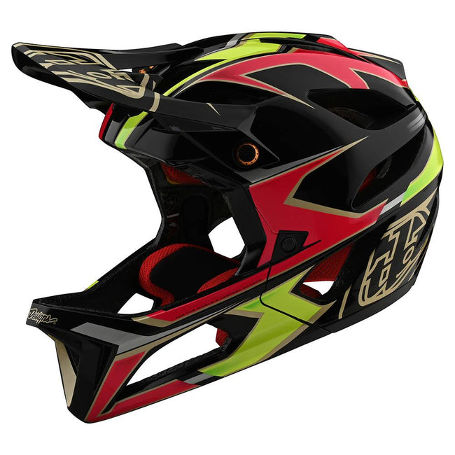 Troy Lee Designs Stage MIPS BMX Race Helmet-Ropo Pink/Yellow - 1