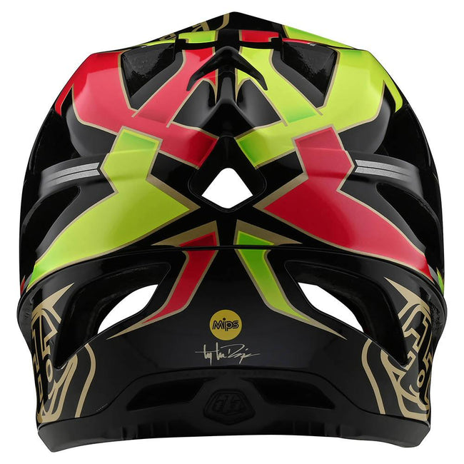 Troy Lee Designs Stage MIPS BMX Race Helmet-Ropo Pink/Yellow - 3