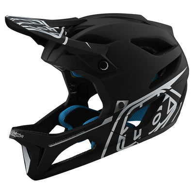 Troy Lee Designs Stage MIPS Helmet-Stealth Black/Silver