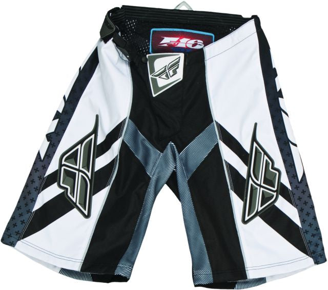Fly Racing 2012 Attack Race Shorts-Black/White - 1