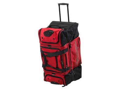 Troy Lee SE Gear Bag-Wheeled-Red