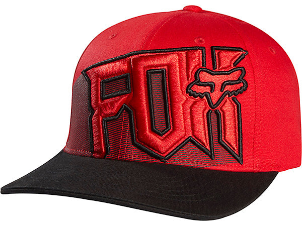 Fox Mental Power Hat-Red/Black-Large/X-Large - 1