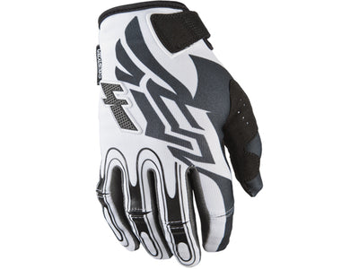 Fly Racing 2013 Kinetic Gloves-White/Black