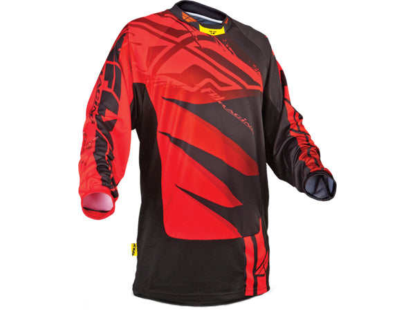 Fly Racing 2013 Kinetic Inversion BMX Race Jersey-Red/Black - 1