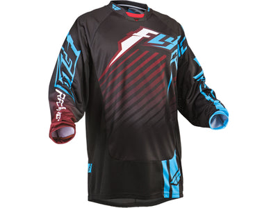Fly Racing 2013 Kinetic RS BMX Race Jersey-Black/Maroon
