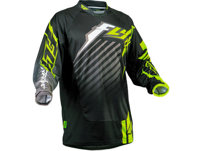 Fly Racing 2013 Kinetic RS BMX Race Jersey-Black/Yellow