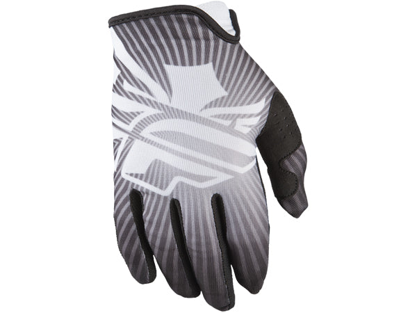 Fly Racing 2013/2014 Lite Race Gloves-Black/Gray - 1