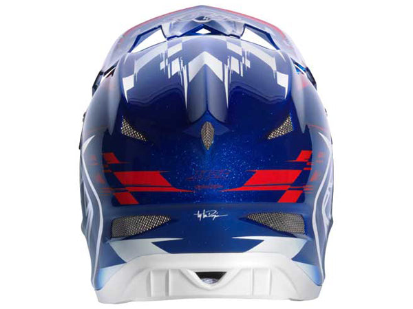 Troy Lee 2013 D3 Composite Helmet-Team Blue/White - 3
