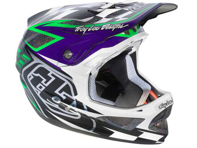 Troy Lee 2013 D3 Composite Helmet-Team Black/Green