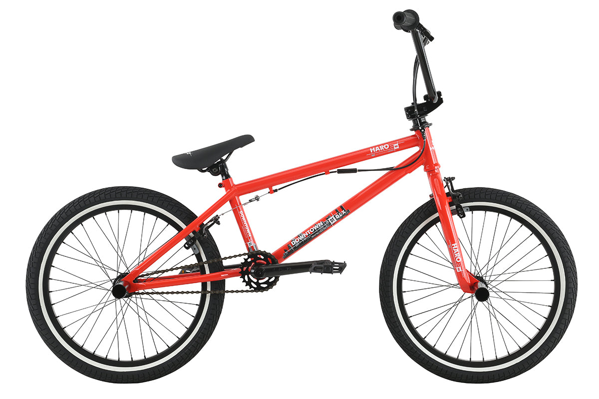 Haro Downtown Dlx Red Haro Downtown DLX BMX Bike-Gloss Black