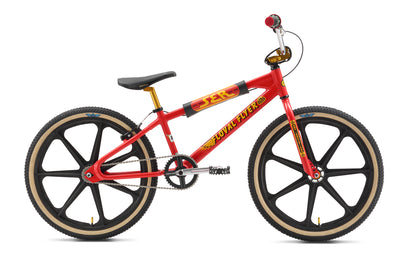 SE Racing Floval Flyer Looptail 24" BMX Freestyle Bike-Red