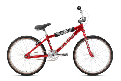 SE Racing So Cal Flyer 24" BMX Freestyle Bike-Metallic Red