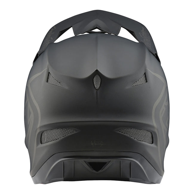 Troy Lee D3 Fiberlite Helmet-Mono-Black - 4