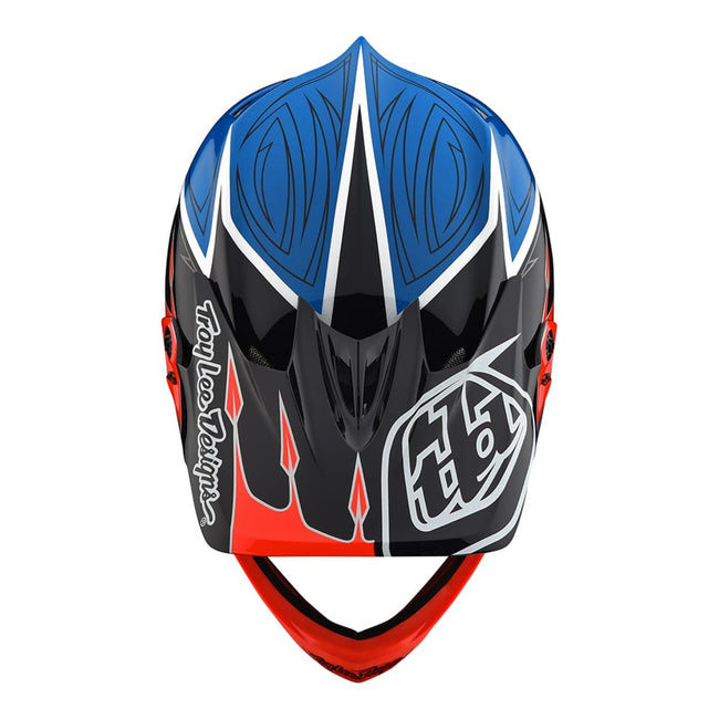 Troy Lee D3 Composite Helmet-Corona-Orange - 2