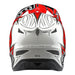 Troy Lee D3 Composite Helmet-Corona-Red/White - 2