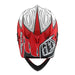 Troy Lee D3 Composite Helmet-Corona-Red/White - 3
