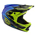 Troy Lee D3 Composite Helmet-Corona-Flo Yellow/Blue - 1