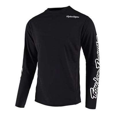Troy Lee 2018 Sprint BMX Race Jersey-Solid Black