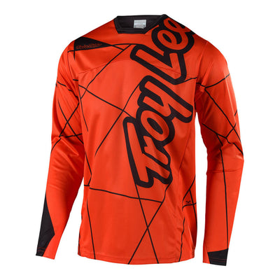 Troy Lee Sprint BMX Race Jersey-Metric-Orange/Black