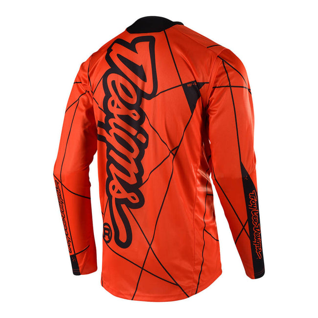 Troy Lee Sprint BMX Race Jersey-Metric-Orange/Black - 2