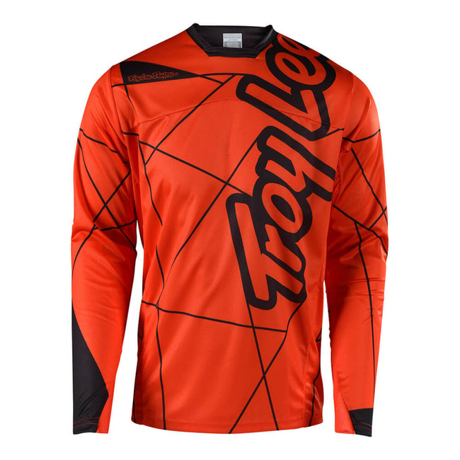Troy Lee Sprint BMX Race Jersey-Metric-Orange/Black - 3