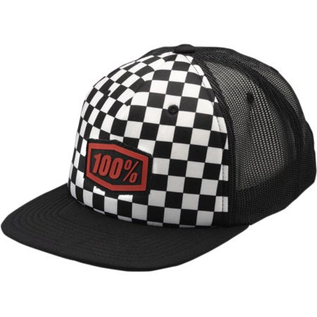 100% Checkers Youth Trucker Hat - 1