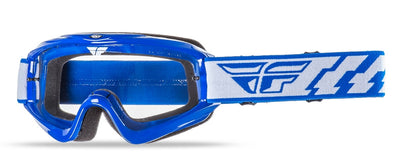 Fly Racing Focus Goggle-Youth-Blue-Clear Lens