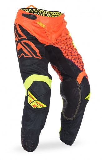 Fly Racing 2016 Kinetic Mesh Trifecta Pants-Fluorescent Orange/Black