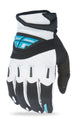 Fly Racing 2017 F-16 Gloves-Black/White - 1