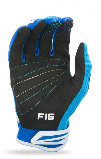 Fly Racing 2017 F-16 Gloves-Blue/Hi-Vis - 2