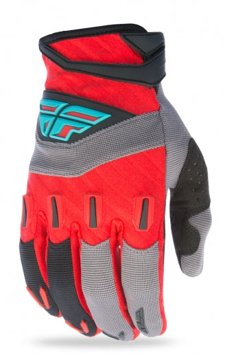 Fly Racing 2017 F-16 Gloves-Red/Black/Gray - 1