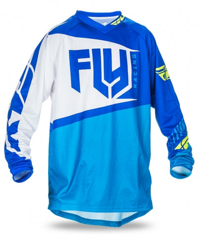 Fly Racing 2017 F-16 BMX Race Jersey-Blue/Hi-Vis