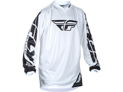 Fly Racing 2018 Universal BMX Race Jersey-White