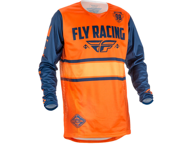 Fly Racing 2018 Kinetic Era BMX Race Jersey-Orange/Navy - 1