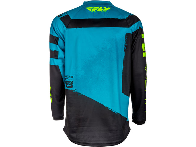 Fly Racing 2018 F-16 BMX Race Jersey-Blue/Hi-Vis - 2