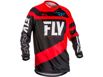 Fly Racing 2018 F-16 BMX Race Jersey-Red/Black