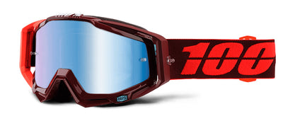 100% Racecraft Goggles-Kikass-Mirror Blue Lens