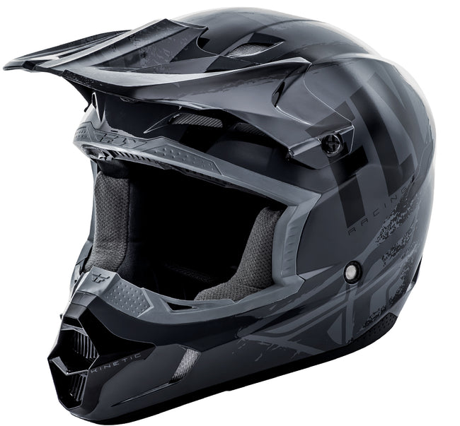 Fly Racing 2018 Kinetic Burnish Helmet-Grey/Black - 1