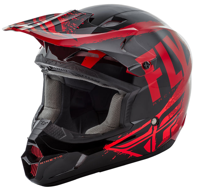 Fly Racing 2018 Kinetic Burnish Helmet - Black/Red/Orange - 1