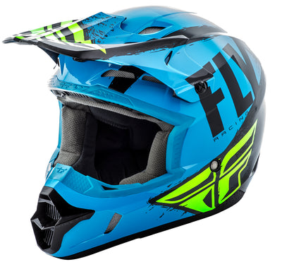 Fly Racing 2018 Kinetic Burnish Helmet-Blue/Black/Hi-vis