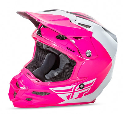 Fly Racing 2016 F2 Carbon Pure Helmet-Pink/White/Black-Small