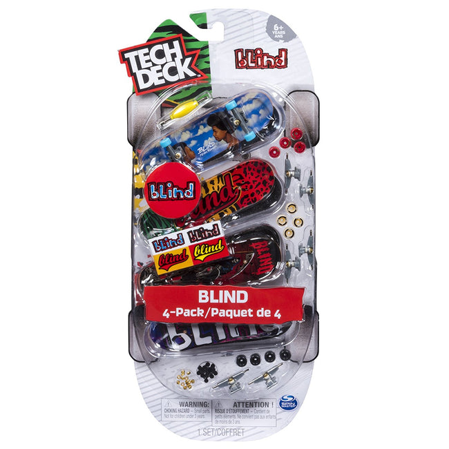 Tech Deck Mini Skateboard-Blind Series 7-4 Pack - 1