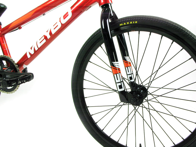 Meybo Clipper Expert BMX Race Bike-Red-White-Orange - 3