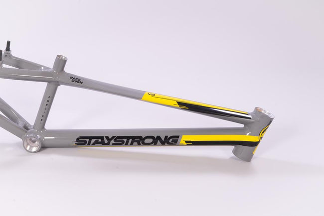 Stay Strong For Life V3 BMX Race Frame-Grey - 2