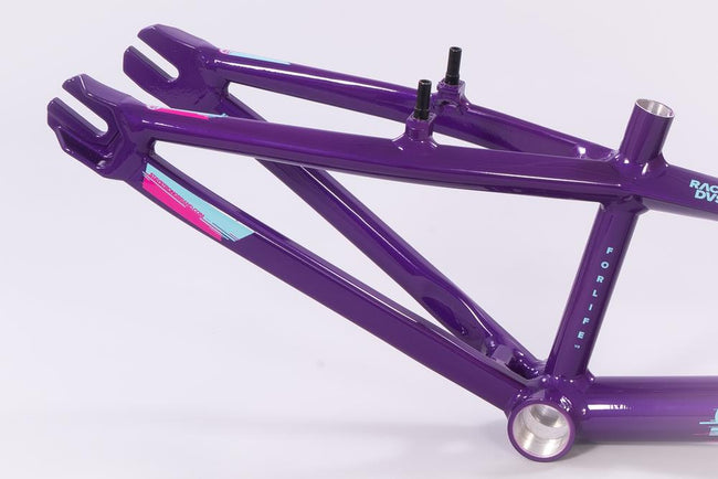 Stay Strong For Life V3 BMX Race Frame-Purple - 3