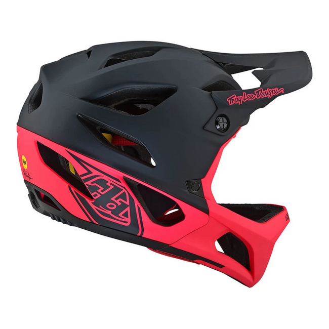 Troy Lee Designs 2019 Stage MIPS Helmet-Black/Pink - 1