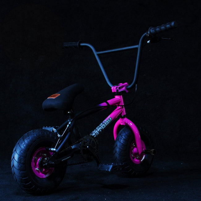 Fat Boy Mini BMX Bike The Assault-Black/Pink - 1