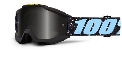 100% Accuri Youth Moto Goggles-Milkyway-Mirror Silver Lens