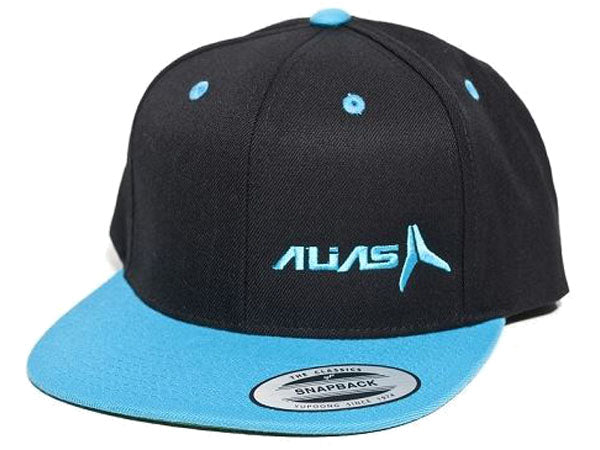 Alias Snap Back Hat-Black/Cyan Blue - 1